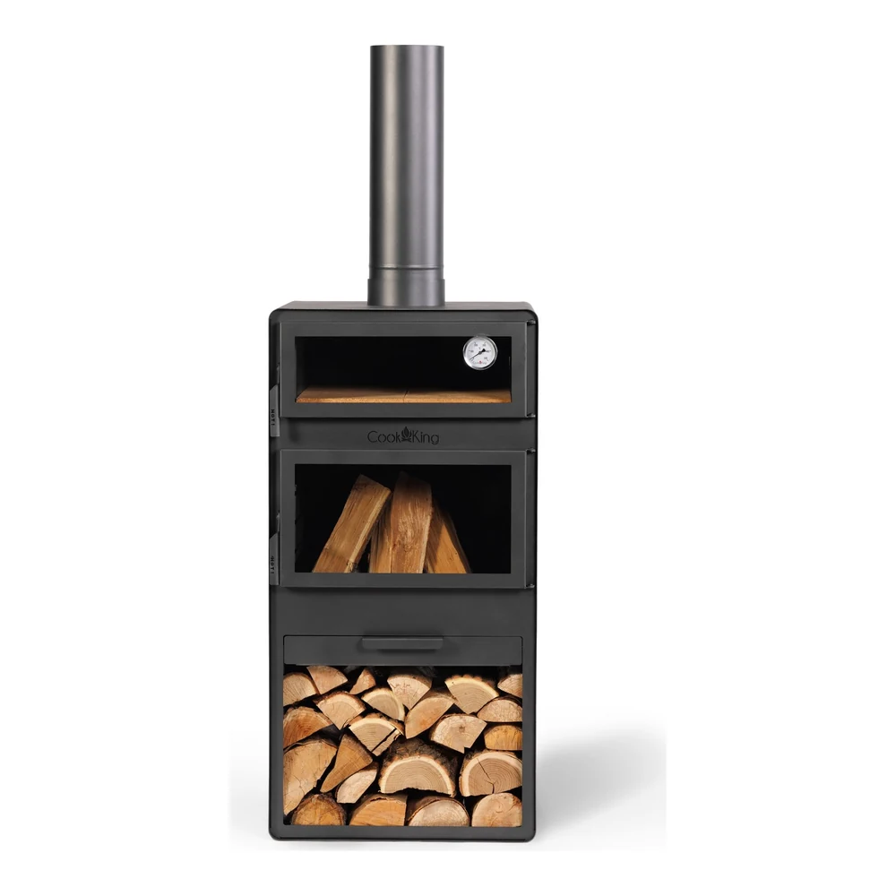 COOK KING VENTO with Baking Oven Function and Double Glazing - Garden Stoves